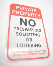 Private property trespassing for sale  Kansas City