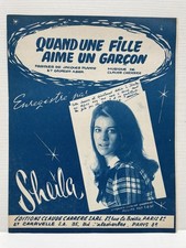 Partition sheila fille d'occasion  Saint-Germain-en-Laye
