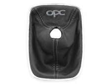 FÜR OPEL INSIGNIA SCHALTMANSCHETTE SCHALTSACK LEDER + STICKEREI opc NAHT GRAU na sprzedaż  PL