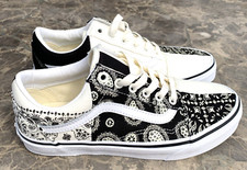 Tênis Vans Old Skool Split Paisley preto branco cano baixo 2023 tamanho 7.5 novo comprar usado  Enviando para Brazil