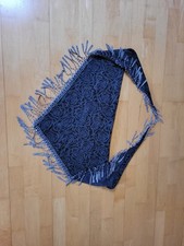 Trachtentuch blau fransen gebraucht kaufen  Wörthsee