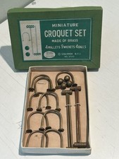 Vintage miniature croquet for sale  Wallingford