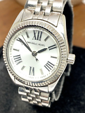Relógio feminino Michael Kors MK3228 Lexington quartzo prata aço inoxidável 26mm, usado comprar usado  Enviando para Brazil