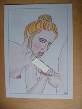 Dessin original erotique d'occasion  Sauzet
