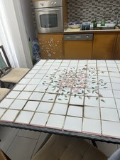 Tavolo giardino ferro usato  Napoli