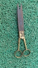 Antigo Vintage Rústico Antigo Mundo Original Ferro Latão Forjado à Mão Tesoura Kenchi, usado comprar usado  Enviando para Brazil