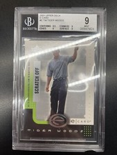 2001 Upper Deck E-Card Tiger Woods #E-TW BGS 9. “Caixa lascada” de novato. comprar usado  Enviando para Brazil
