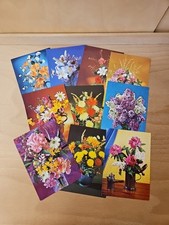 Postkarten blumen karte gebraucht kaufen  Schwerin-Umland VIII