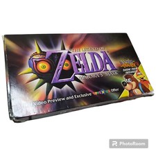 Legend of Zelda Majora's Mask N64 Preview VHS -Toys R Us, Banjo Tooie promo RARO comprar usado Legend of Zelda Majora's Mask N64 Preview VHS -Toys R Us, Banjo Tooie promo RARO comprar usado  Enviando para Brazil