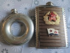 Vintage hip flask for sale  ROTHERHAM
