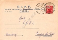 Cartolina piubega pubblicitari usato  Milano