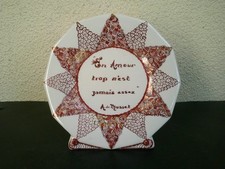 Assiette marquee amour d'occasion  Mer