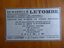 1928 pub ets d'occasion  Yport