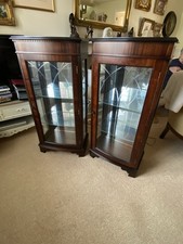 Wooden display cabinet for sale  NUNEATON