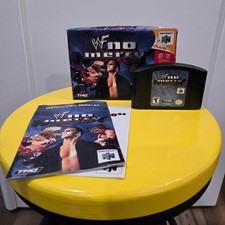 WWF No Mercy N64 Nintendo 64 CIB COMPLETO Cartucho de Jogo, Caixa, Manual e Inserção comprar usado WWF No Mercy N64 Nintendo 64 CIB COMPLETO Cartucho de Jogo, Caixa, Manual e Inserção comprar usado  Enviando para Brazil
