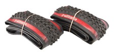 PAR de pneus de mountain bike Vittoria Barzo XC corrida 29 x 2,1" protótipo sem câmara vermelho comprar usado  Enviando para Brazil