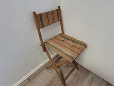 Klappstuhl holz stoff gebraucht kaufen  Burgstädt