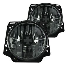 Usado, Scheinwerfer Klarglas Schwarz Smoke mit Iron Cross Cap für VW Golf 2 II MK2 comprar usado  Enviando para Brazil