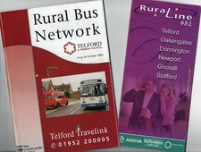 Telford bus timetable for sale  FAKENHAM