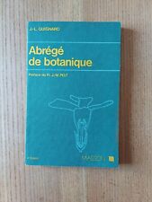 Abrégé botanique guignard d'occasion  Aubenas