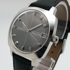 Manutenção OH, Vintage 1966 Citizen Homer Data Mostrador Cinza Corda Manual Japão #2120 comprar usado  Enviando para Brazil