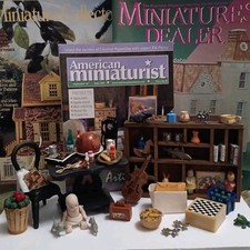 Casa de muñecas lote miniatura varios tamaños varios artículos 57 artículos  segunda mano  Embacar hacia Mexico