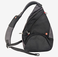 Usado, Bolsa tiracolo Swiss Gear preta alça acolchoada   comprar usado  Enviando para Brazil