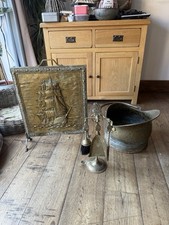 Brass fire guard for sale  HUNTINGDON