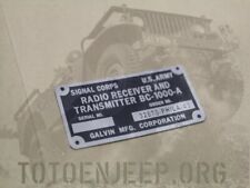 Plate plaque radio d'occasion  Saint-Macaire