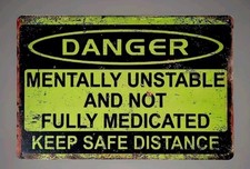 Lustiges blechschild mental gebraucht kaufen Lustiges blechschild mental gebraucht kaufen  Braunschweig