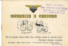 Depliants sicurezza cortesia usato  Mantova