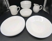 Piece white crockery for sale  LONDON