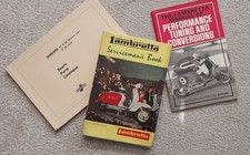 Vintage lambretta books for sale  NOTTINGHAM