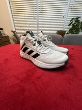 Tênis de basquete Adidas Ownthegame 2.0 H00469 branco preto tamanho 9.5 comprar usado  Enviando para Brazil