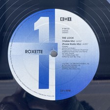 Roxette: The Look  / Silver Blue 1988 EMI (V-56133)  7" Vinyl Record 12” - EX comprar usado  Enviando para Brazil