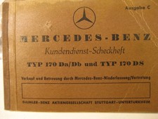 mercedes scheckheft gebraucht kaufen  Deutschland