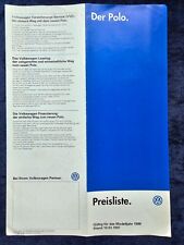 Polo preisliste 1997 gebraucht kaufen  Vechta