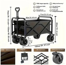 Carrello pieghevole spiaggia usato  Roma