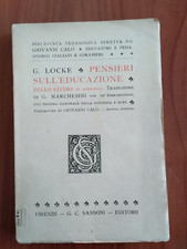 Pensieri sull educazione usato  Palermo