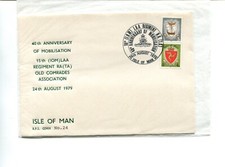 Isle of Man 1979 15º (IOM) LAA Regiment 40º Aniversário capa de carimbo de mão, RPS, usado comprar usado  Enviando para Brazil
