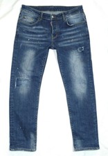 Dsquared2 Didy Biker Jean Męskie dżinsy premium rozm. 50 Niebieskie spodnie dżinsowe w kropki na sprzedaż  PL