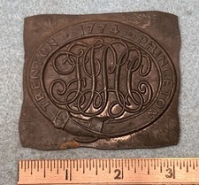 Placa de caixa de cartucho inacabada 19thC First Troop Philadelphia City Cavalry FTPCC comprar usado  Enviando para Brazil