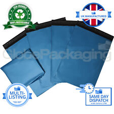 Azul Metálico forte de correspondência postal Plástico Sacos Poli Mailers * todos Os Tamanhos/qtde's * comprar usado  Enviando para Brazil