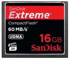 Cartão de memória SanDisk Extreme CompactFlash 16GB UDMA 60MB/s 400x (SDCFX-016G-X46) comprar usado  Enviando para Brazil