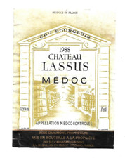 Etiquette vin médoc d'occasion  Royan