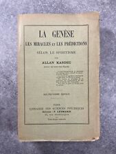 Allan kardec genèse d'occasion  Lavernose-Lacasse