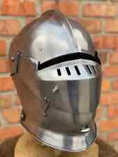 Capacete de cavaleiro de aço calibre 16 guerreiro medieval armadura fechada comprar usado Capacete de cavaleiro de aço calibre 16 guerreiro medieval armadura fechada comprar usado  Enviando para Brazil