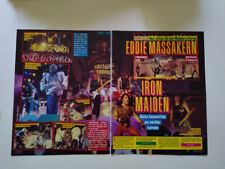 Iron Maiden Dortmund 1983 Bruce Steve Harris Boy George Toyah clippings Sweden comprar usado  Enviando para Brazil