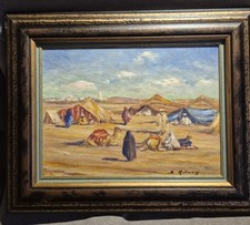 Tableau orientaliste bruno d'occasion  Robion