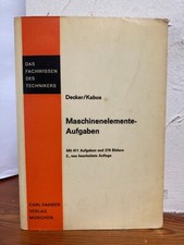 Maschinenelemente aufgaben dec gebraucht kaufen  Coburg